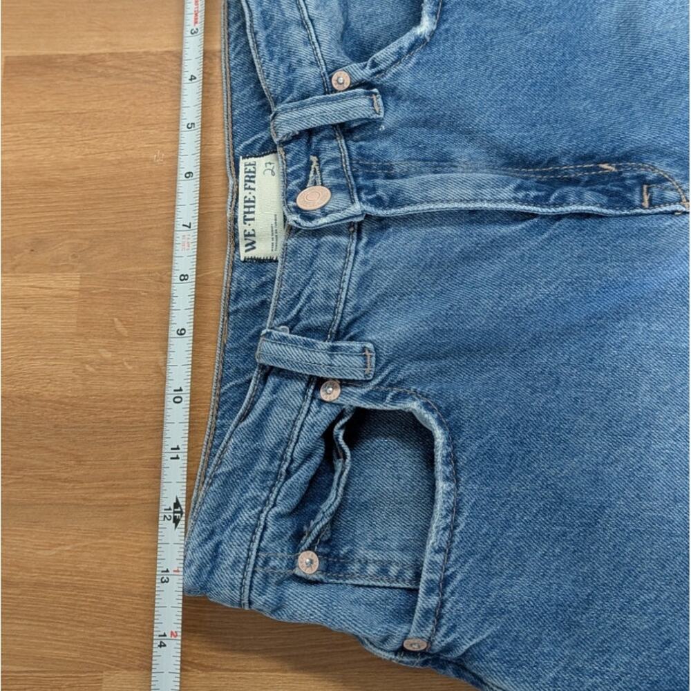 We The Free Light Blue High Rise Wide Leg Jeans - Picture 10 of 14